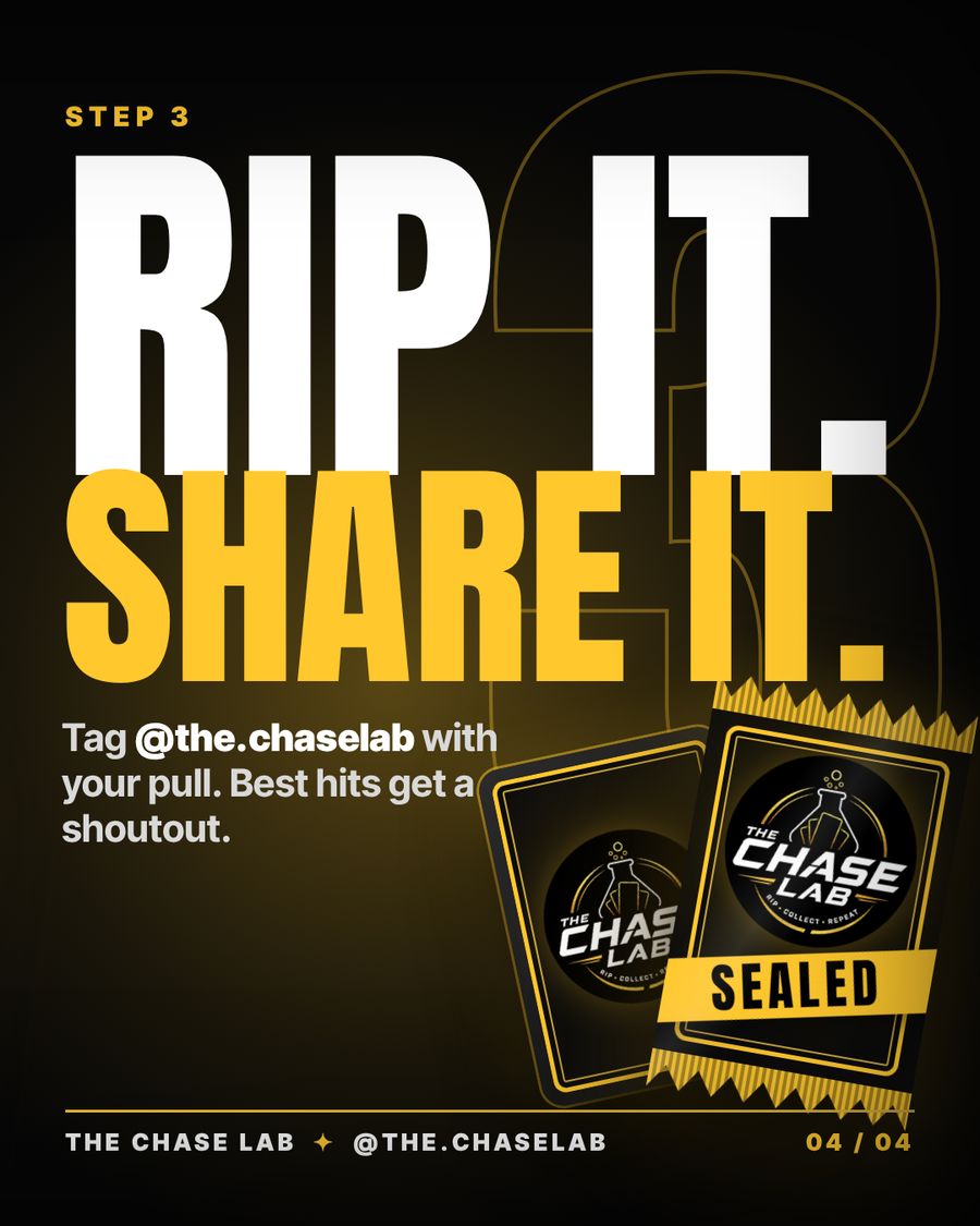 Step 3: Rip it, share it. Tag @the.chaselab with your pull.