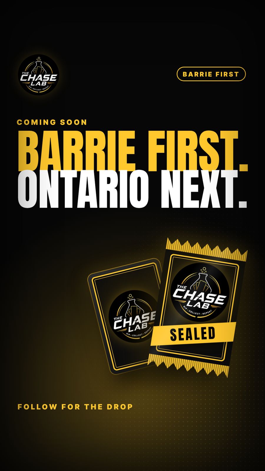 Barrie first. Ontario next.